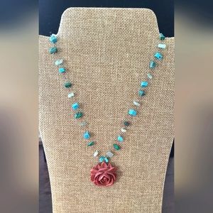 Vintage Rose necklace